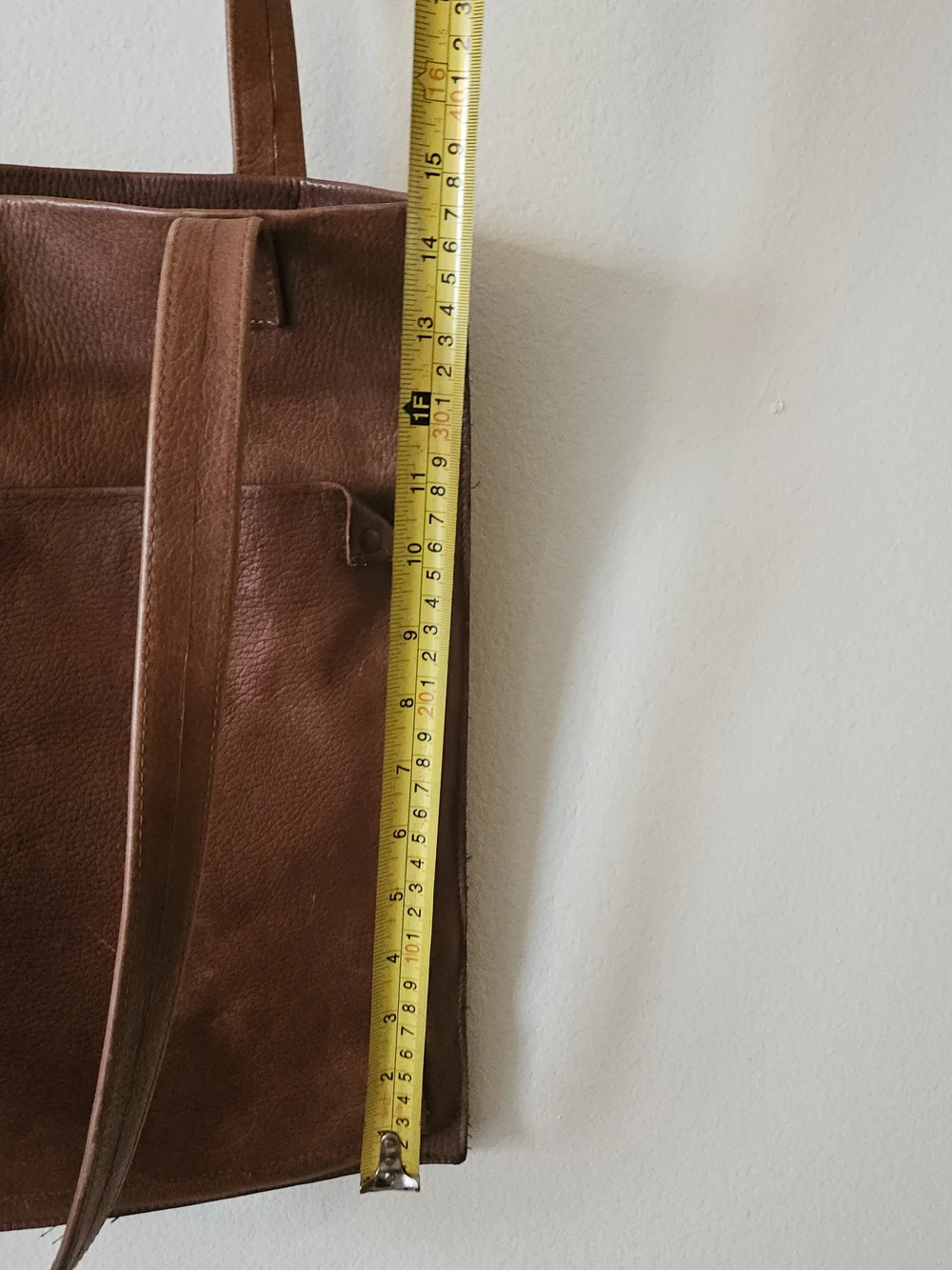 Classic Brown Leather Tote Bag 160